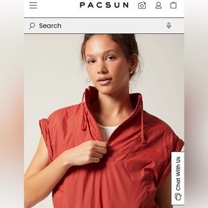 Quarter zip fleece brand new.   (We missed the return window)